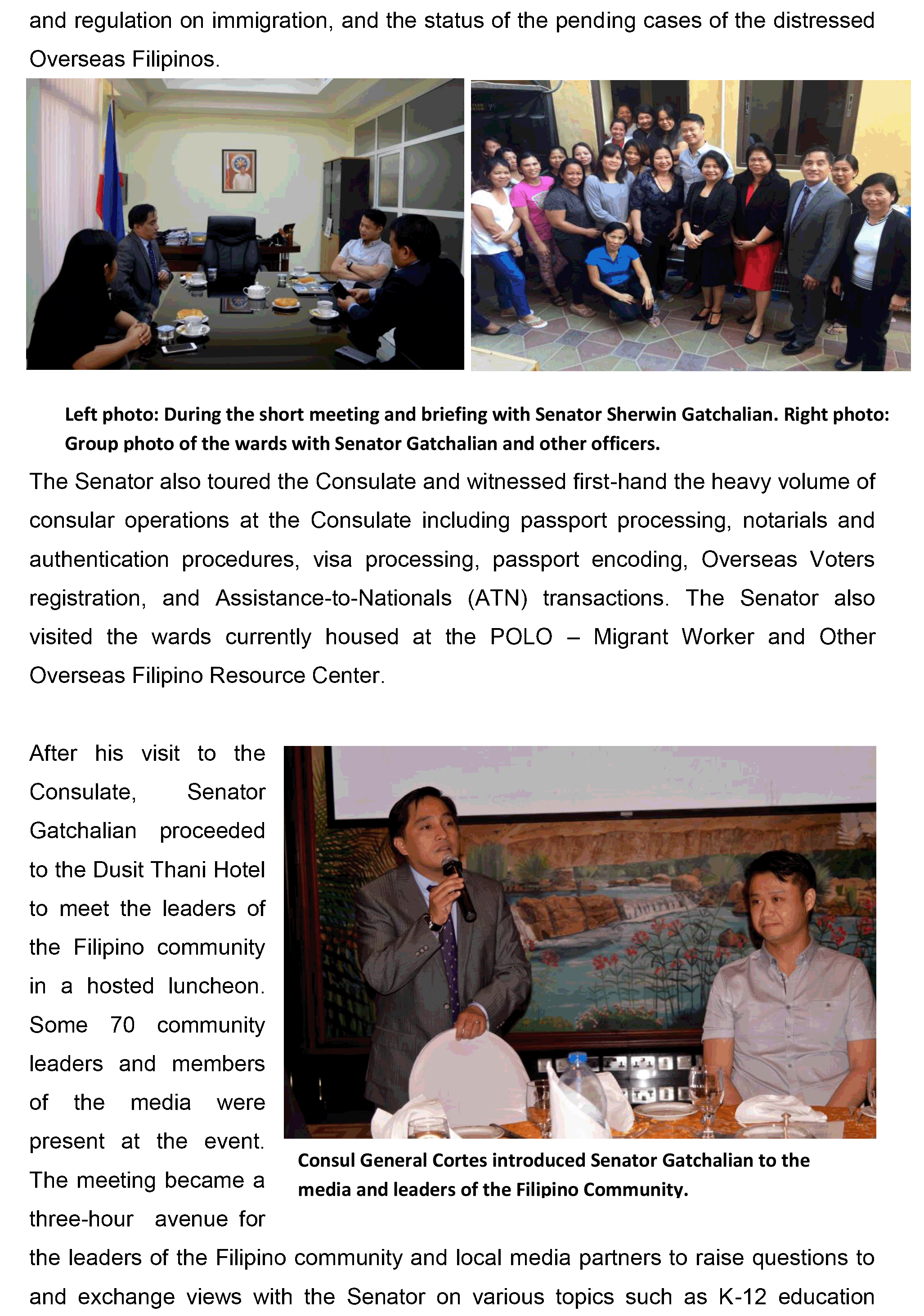 12 27 16 Sen Gatchalian meets the Filipino Community in Dubai 2