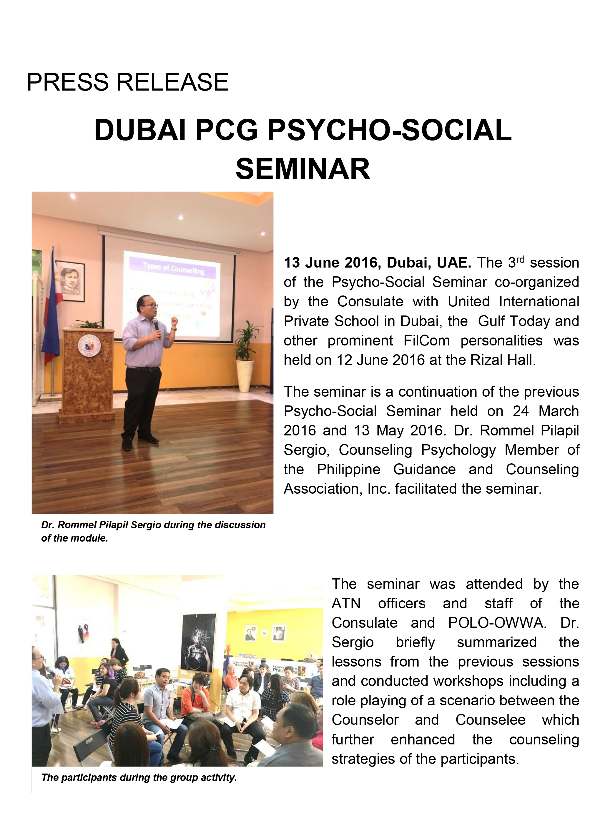 06 13 16 Psycho Socio Seminar Part 3 2 1