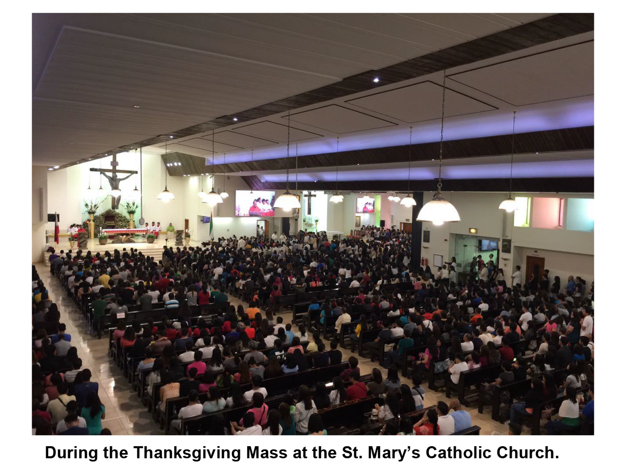 07 02 17 DUBAI PCG JOINS THE FILIPINO COMMUNITY DURING THE THANKSGIVING MASS 1