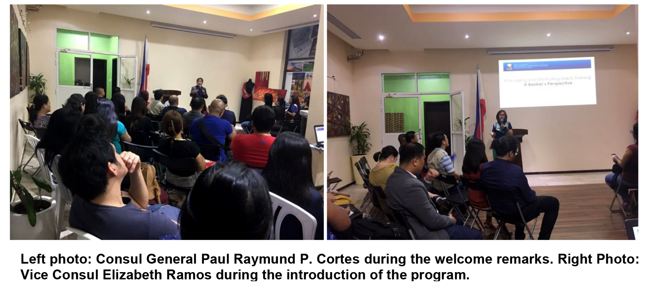06 21 17 DUBAI PCG HOSTS FREEDOM FROM DEBT LITERACY FOR THE FILIPINO COMMUNITY