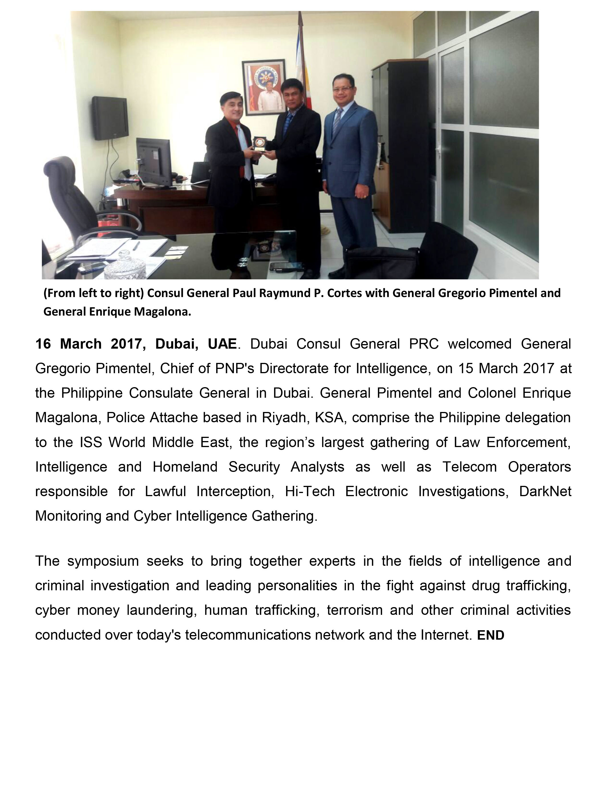 03 16 17 Congen meets PH delegation to the ISS World MIddle East