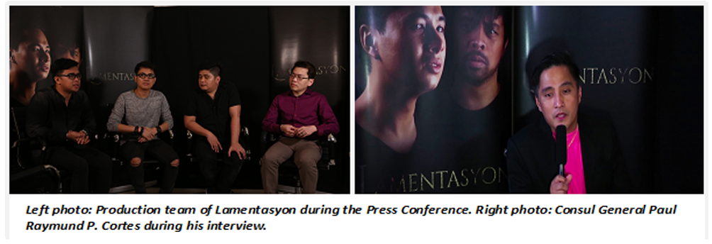 CONSUL GENERAL CORTES SUPPORTS THE PRESS CONFERENCE OF LAMENTASYON