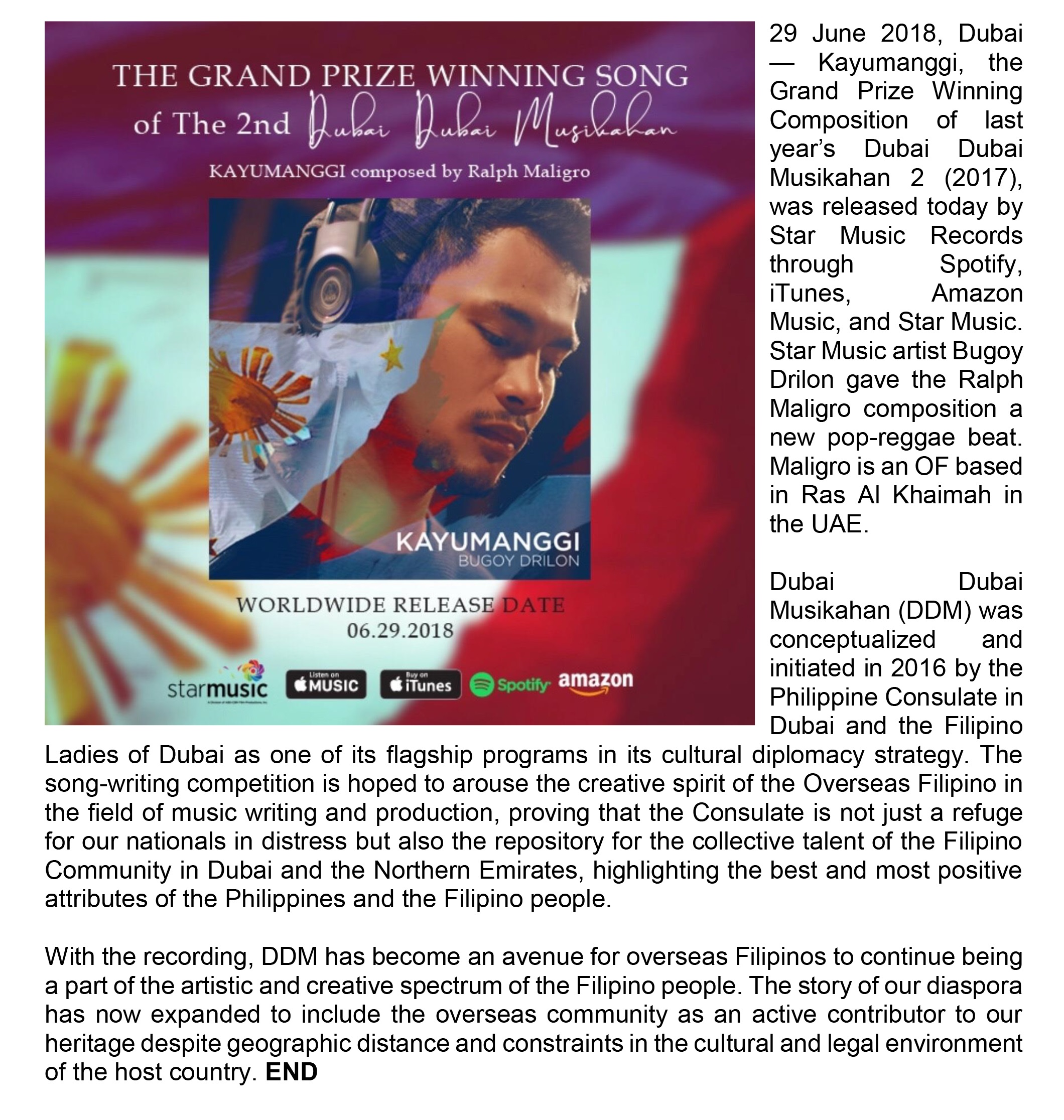 Dubai Dubai Musikahan 2 Winning Composition Released by Star Music 2