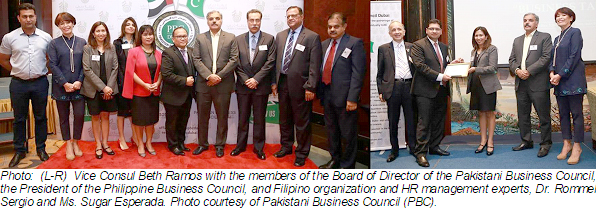 FILIPINO EXPERTS TRAIN PHILIPPINE AND PAKISTANI BUSINESS LEADERS