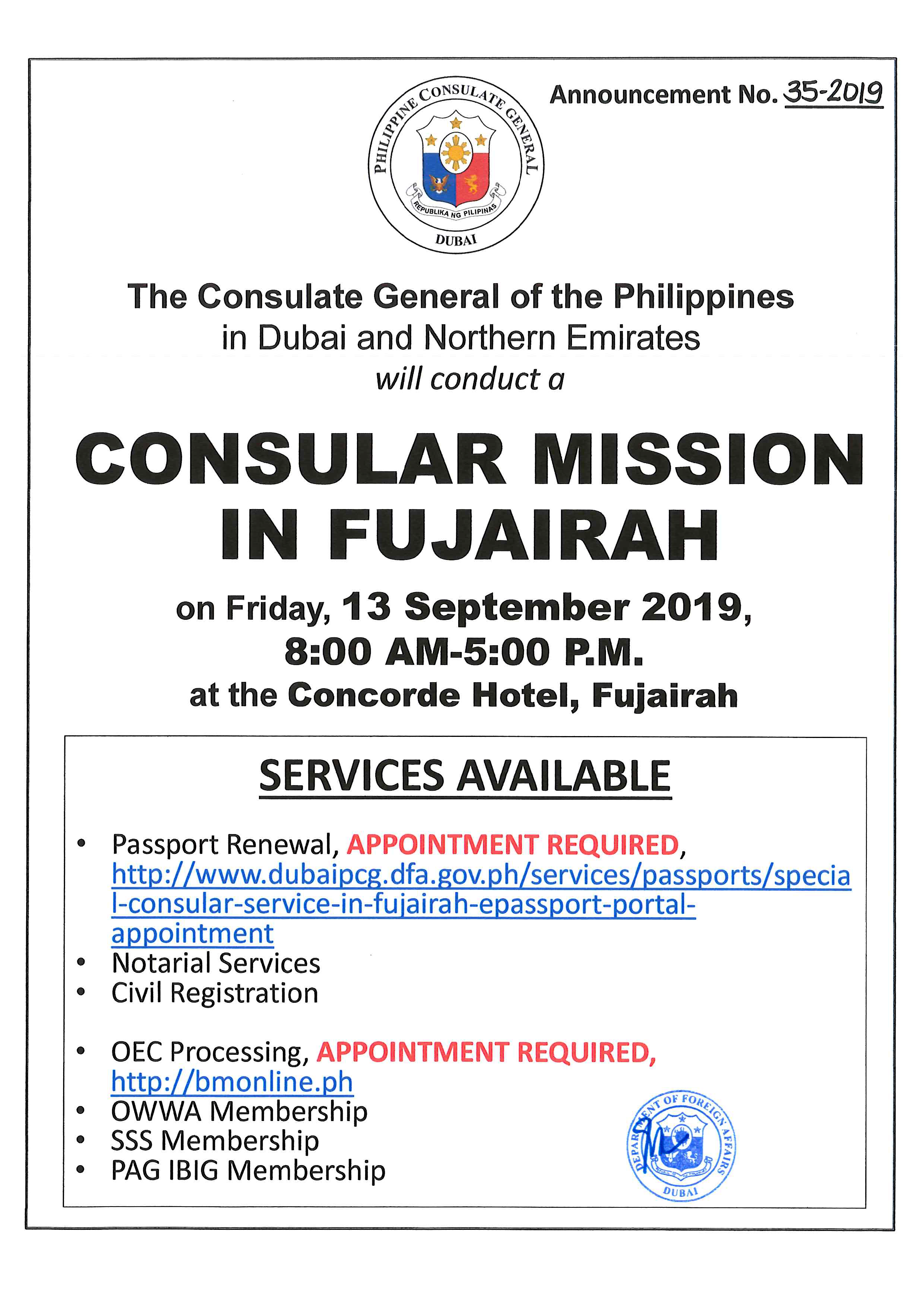 CONSULAR FUJ