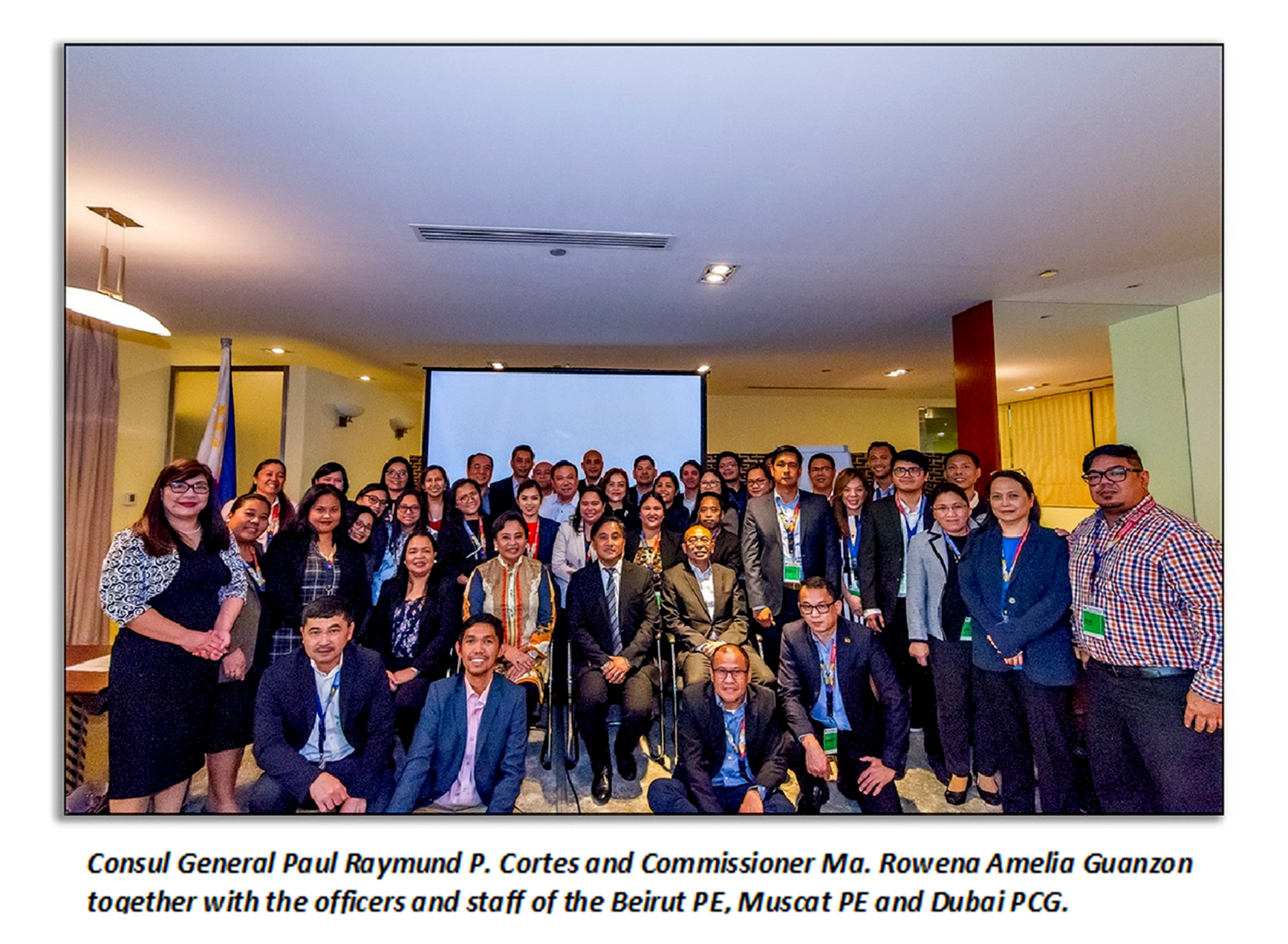 COMELEC CONDUCTS THE ON SITE REGIONAL OVERSEAS VOTING TRAINING ON AUTOMATED ELECTION SYSTEM AES IN DUBAI UAE