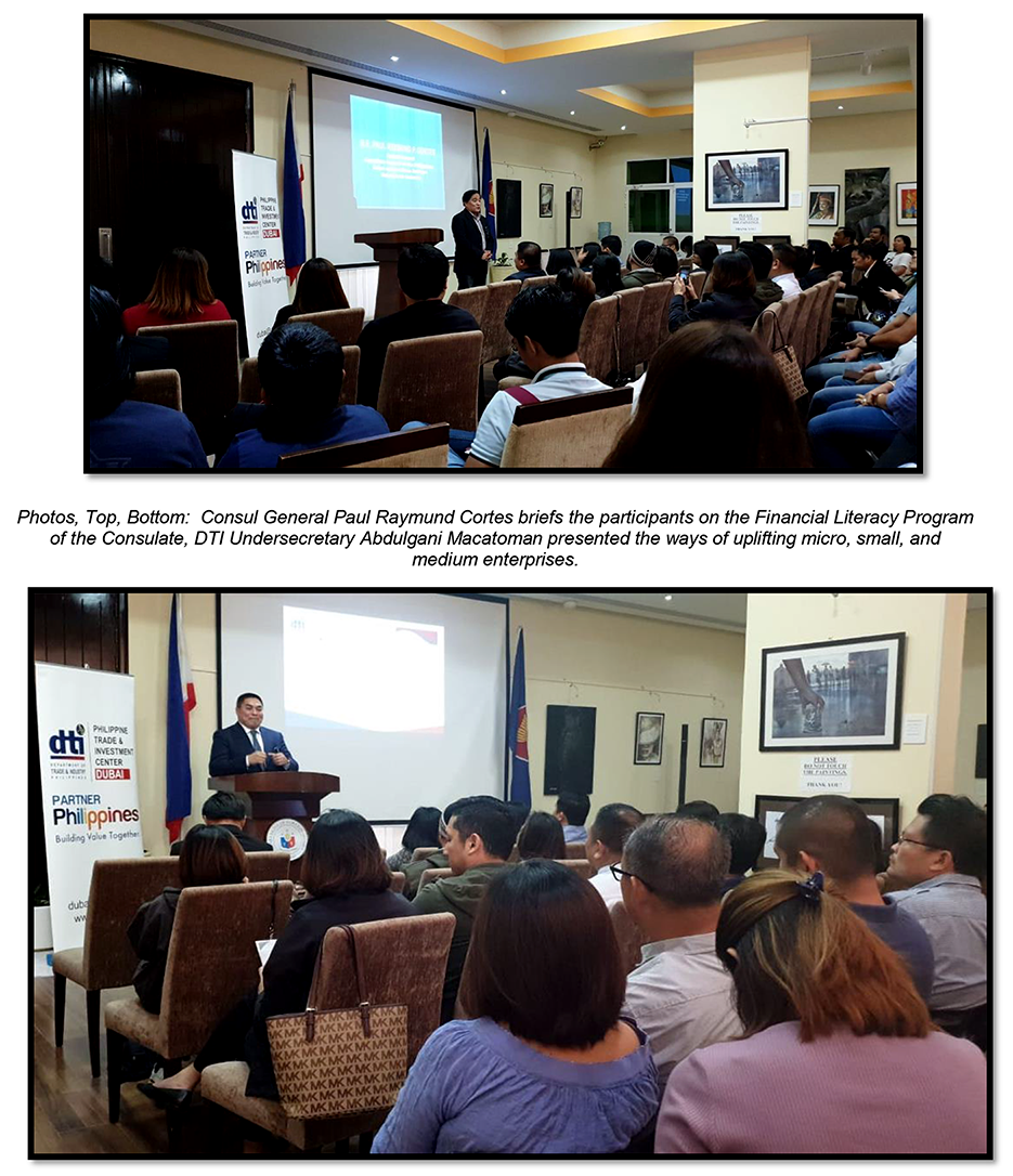 PH Consulate in Dubai holds Free Training for Future Filipino Exporters