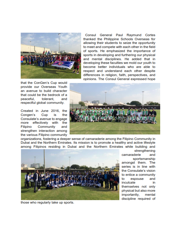 Report and Draft Press Release Dubai PCG Holds 2019 ConGens Cup Series 3 Inter School Tournament 002