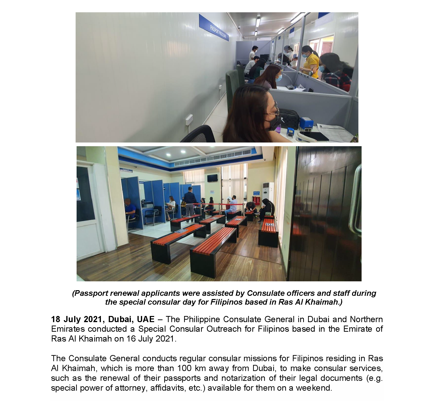 DUBAI PCG UNVEILS JEEPNEY FRONT REPLICA AT THE CONSULATE Page 